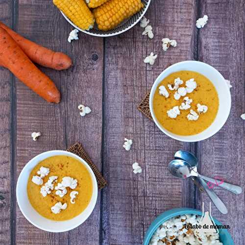 Velouté de maïs et carotte