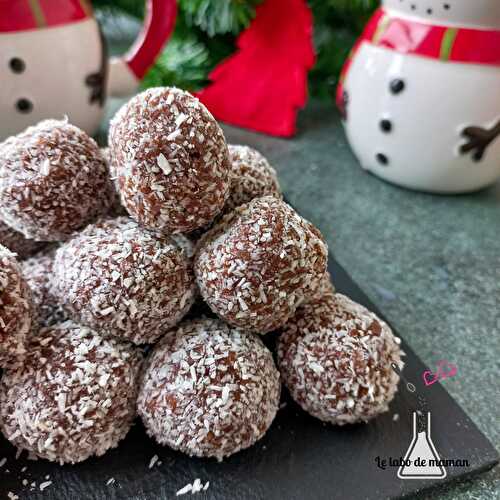 Biscuits façon truffes à la pâte à tartiner