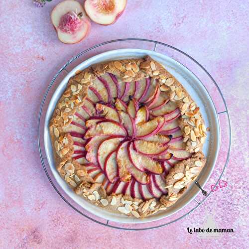 Tarte rustique aux pêches