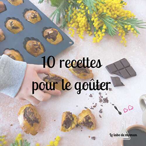 10 recettes pour le goûter – PARTIE 2 (companion ou non)