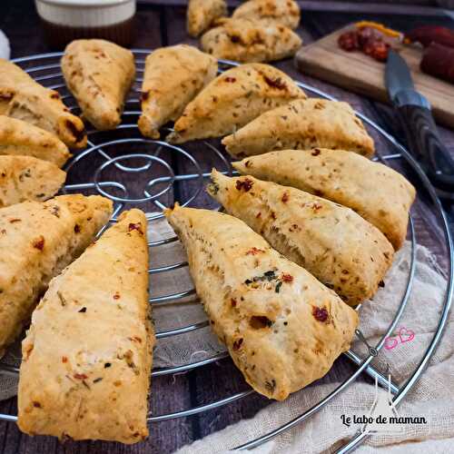 Scones au chorizo et parmesan