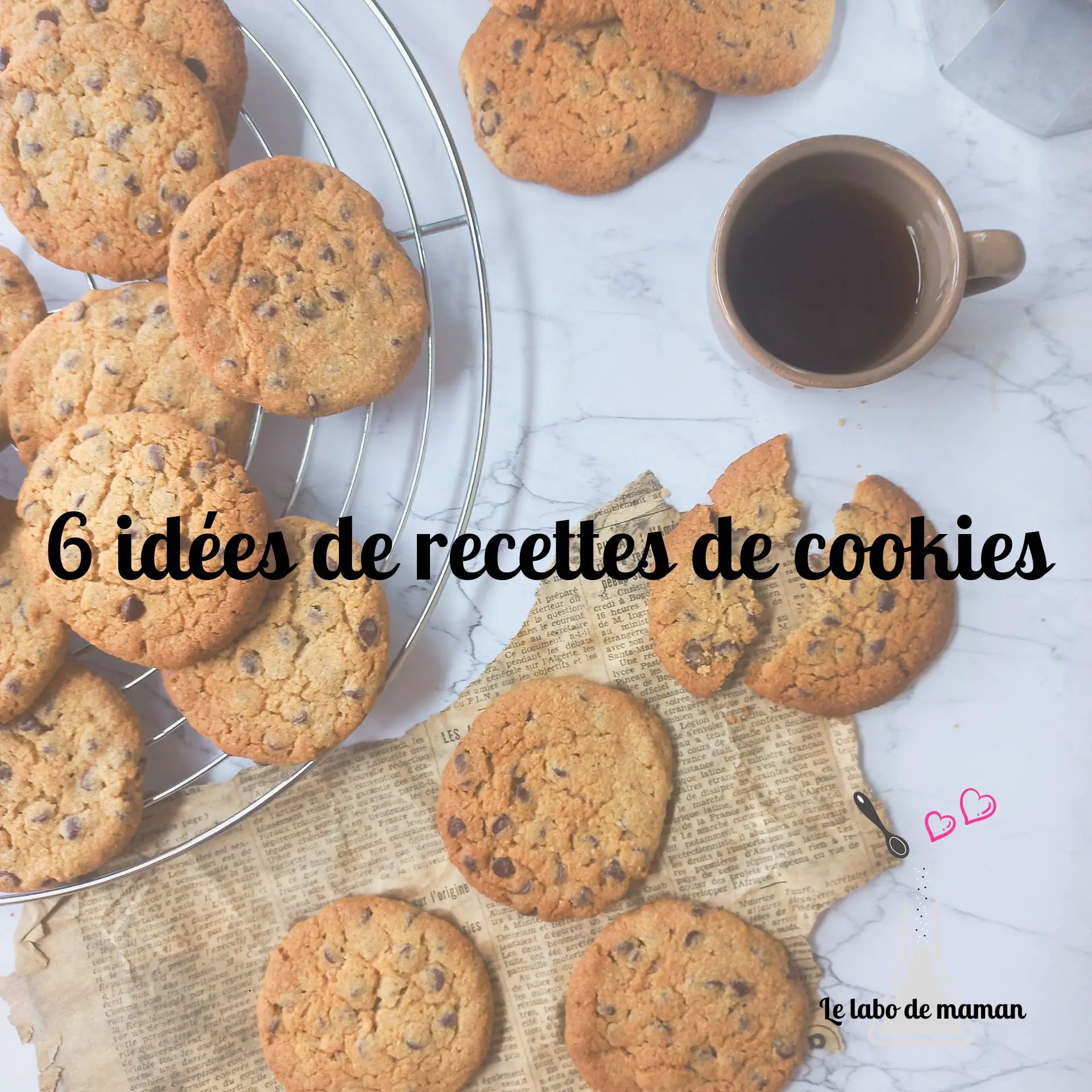 6 recettes de cookies à tester