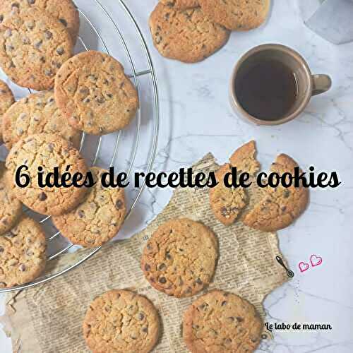 6 recettes de cookies à tester