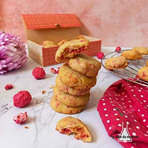 Cookies aux pralines roses