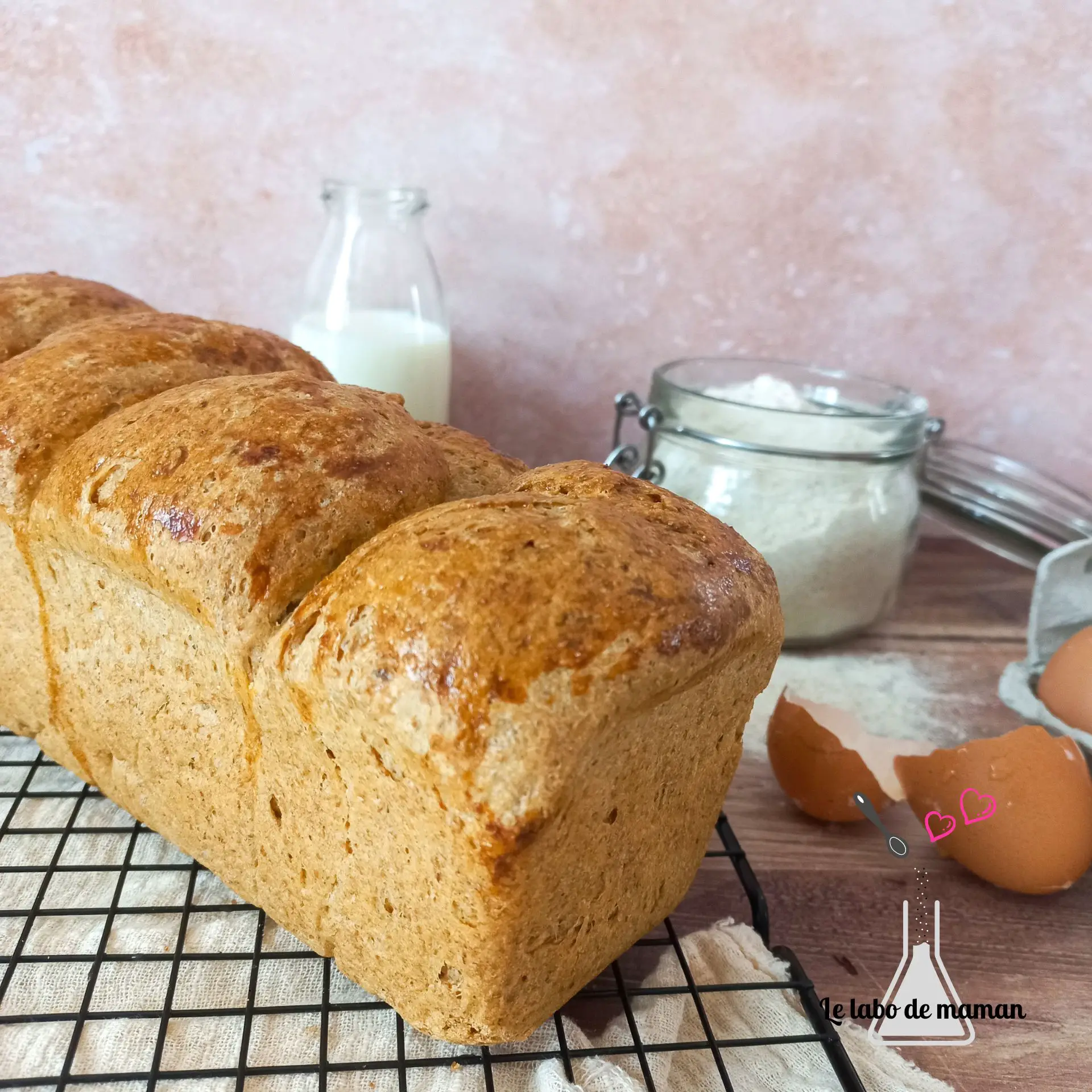 Brioche igbas à la farine complète