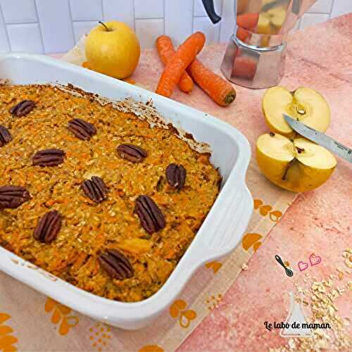 Porridge au four aux pommes