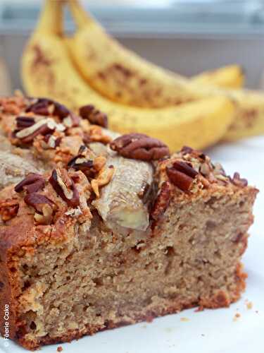 Banana bread noisettes caramélisées et noix de pécan