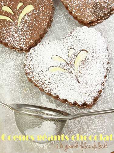 Biscuits coeurs à la confiture de lait