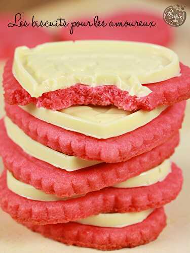 Biscuits Red Velvet au chocolat blanc - Féerie cake