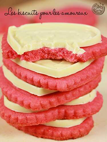 Biscuits Red Velvet au chocolat blanc