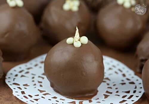 Bouchées à la mousse au chocolat praliné