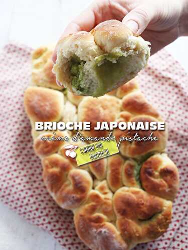 Brioche japonaise à la crème d'amande pistache