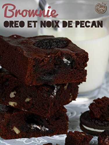 Brownie aux biscuits Oreo et noix de pécan