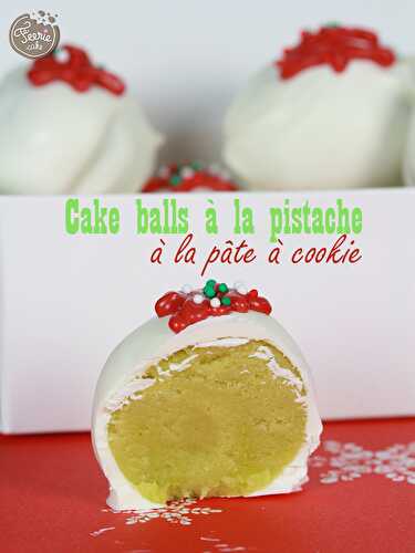 Cake balls à la pistache