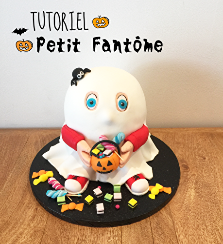 Cake design : Le gâteau fantôme en pâte à sucre - Féerie Cake