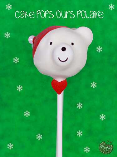 Cake pop ours polaire