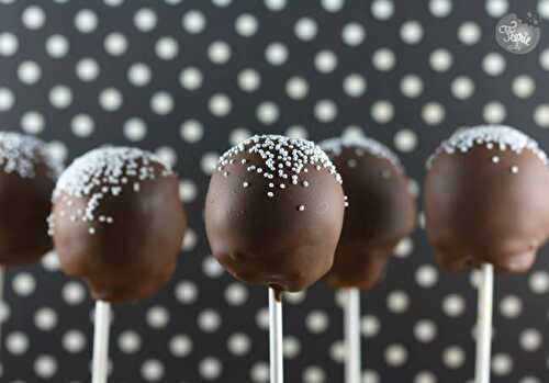 Cake pop surprise, caramel chocolat