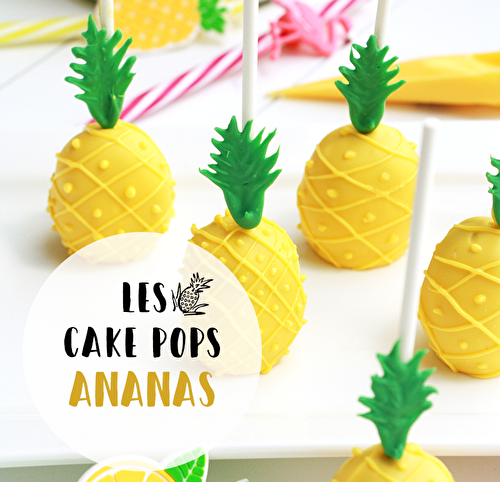 Cake pops ananas