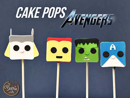 Cake pops Avengers, le goûter des héros !