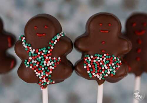 Cake pops bonhommes de pain d'épices et... un giveaway