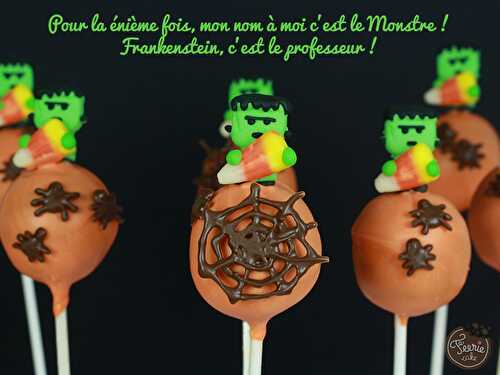 Cake pops Frankenstein trop faciles