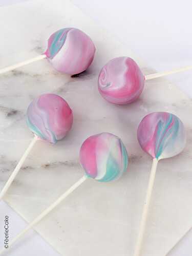 Cake Pops marbrés