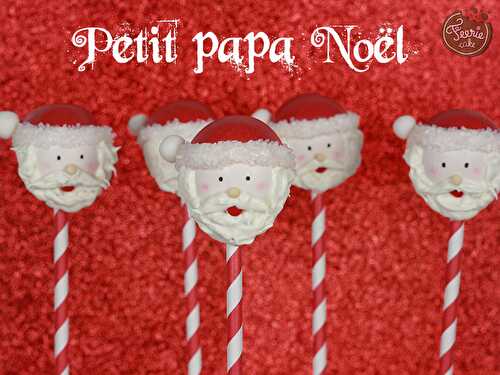 Cake pops Père Noël