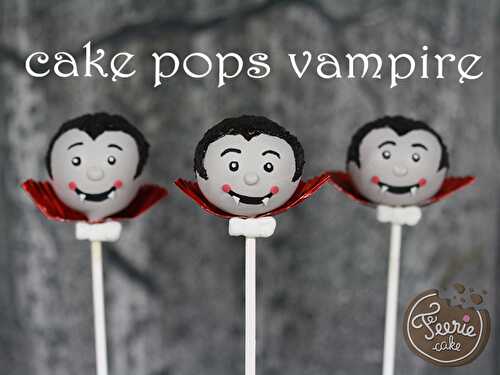 Cake pops vampire