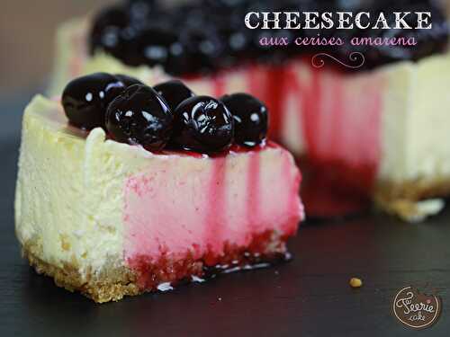 Cheesecake aux cerises amarena