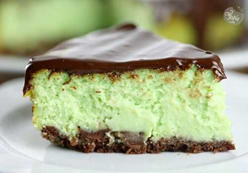 Cheesecake chocolat-menthe