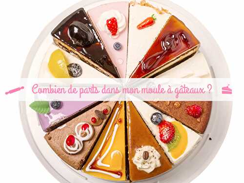 Combien de parts dans moule à gâteaux ? - Féerie Cake