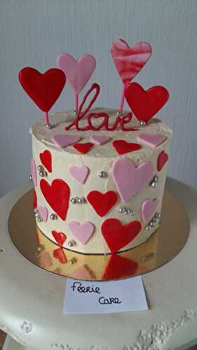 Concours St Valentin : le gâteau "Love" d'Alison