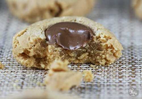Cookies au beurre de cacahuètes, toffee et chocolat
