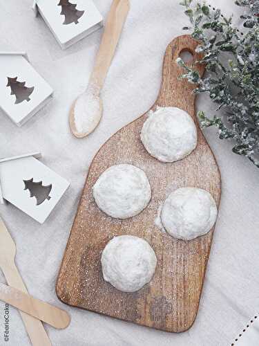 Cookies boules de neige (Snowball cookies)
