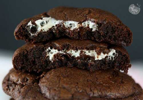 Cookies furieusement chocolat coeur de guimauve - Féerie cake