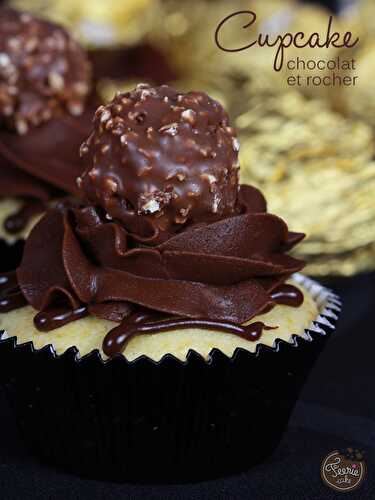 Cupcake au chocolat et au rocher