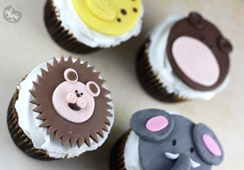 Cupcakes animaux de la jungle  blog - cake design