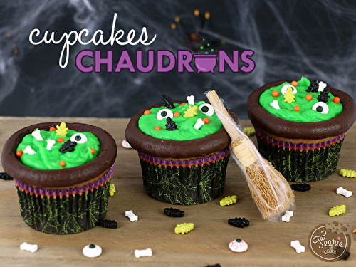 Cupcakes chaudron de sorcières - Féerie Cake