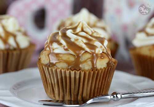 Cupcakes cinnamon rolls aux pommes - Féerie cake