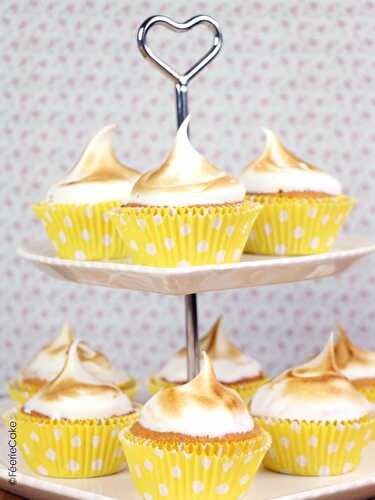 Cupcakes citron meringués - Féerie Cake
