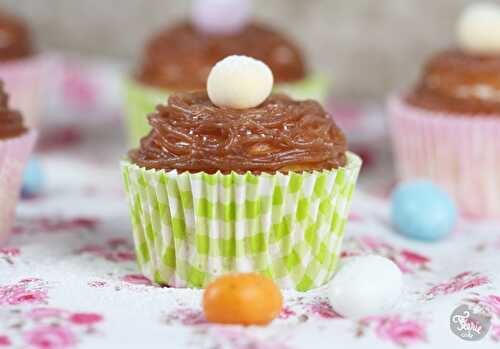 Cupcakes façon Mont-Blanc pour Pâques