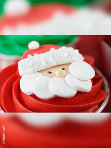 Cupcakes Père Noël - Féerie cake
