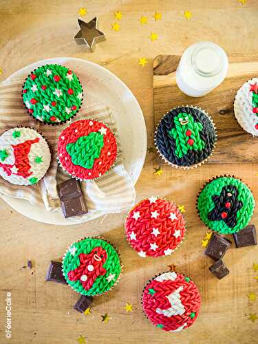 Cupcakes "pull de Noël "