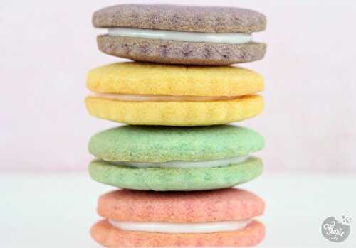 Des biscuits aux couleurs pastels