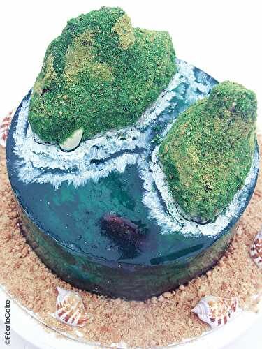 Gâteau "Island cake" tutoriel