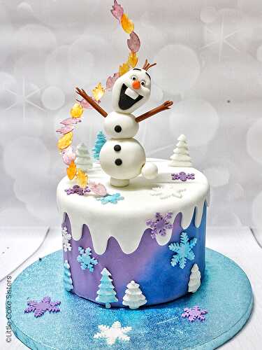 Gâteau "La Reine des neiges 2"