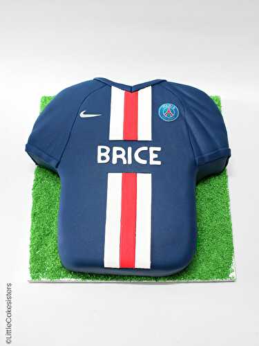 Gâteau PSG en pâte à sucre - Féerie Cake