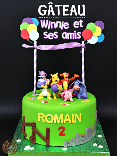 Gâteau "Winnie et ses amis"