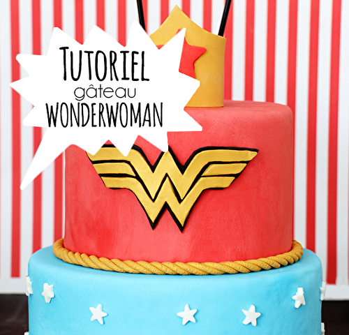 Gâteau Wonderwoman