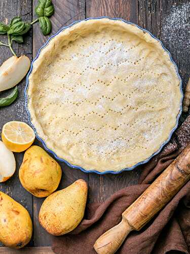 La pâte sucrée pour fond de tarte